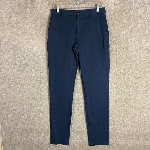 Everlane Chino Pants Mens Size 29 x 32 Navy Uniform Athletic Fit Performance NEW - Picture 2 of 11